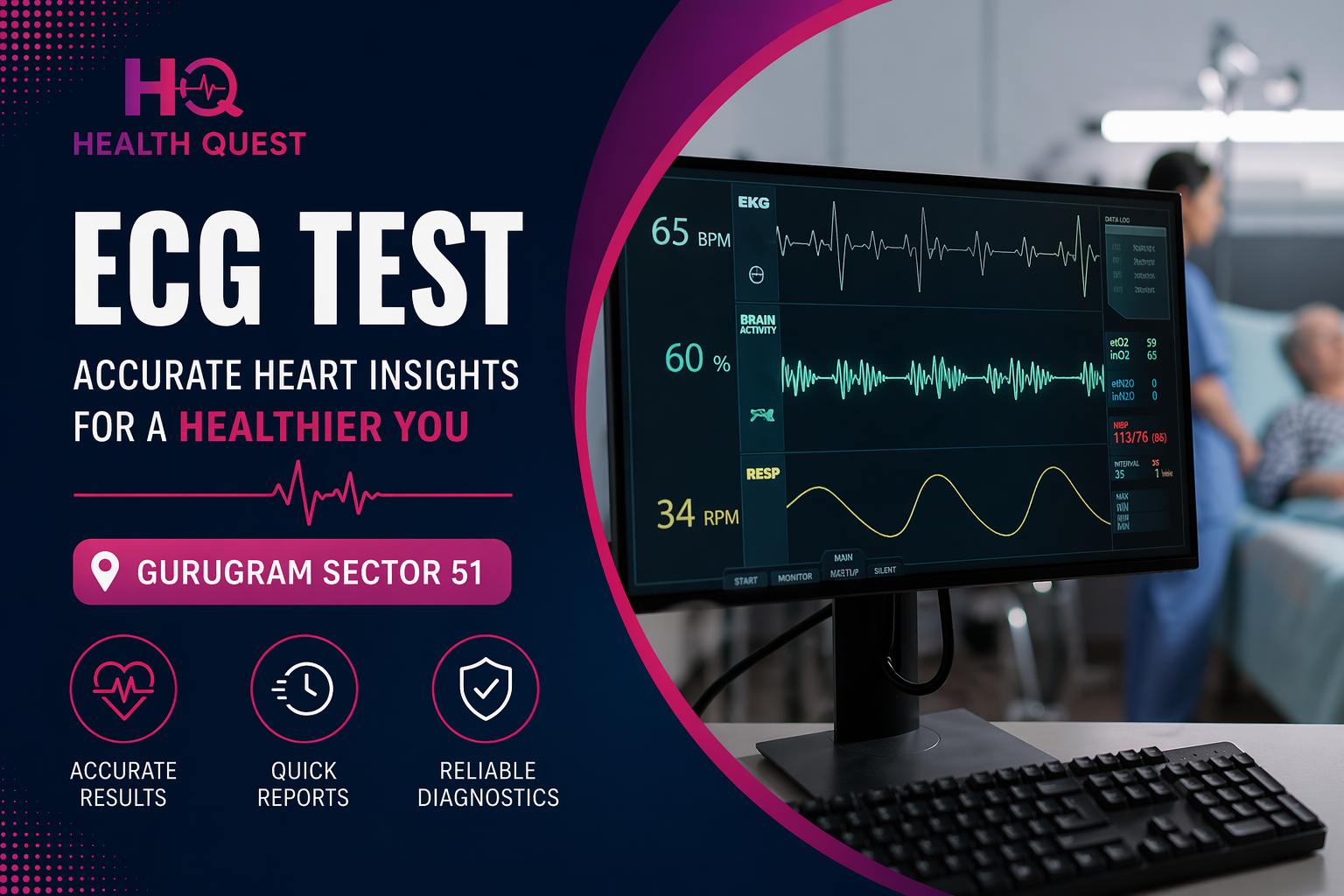 Leading Healthcare Providers for ECG Test Gurugram Sector 51