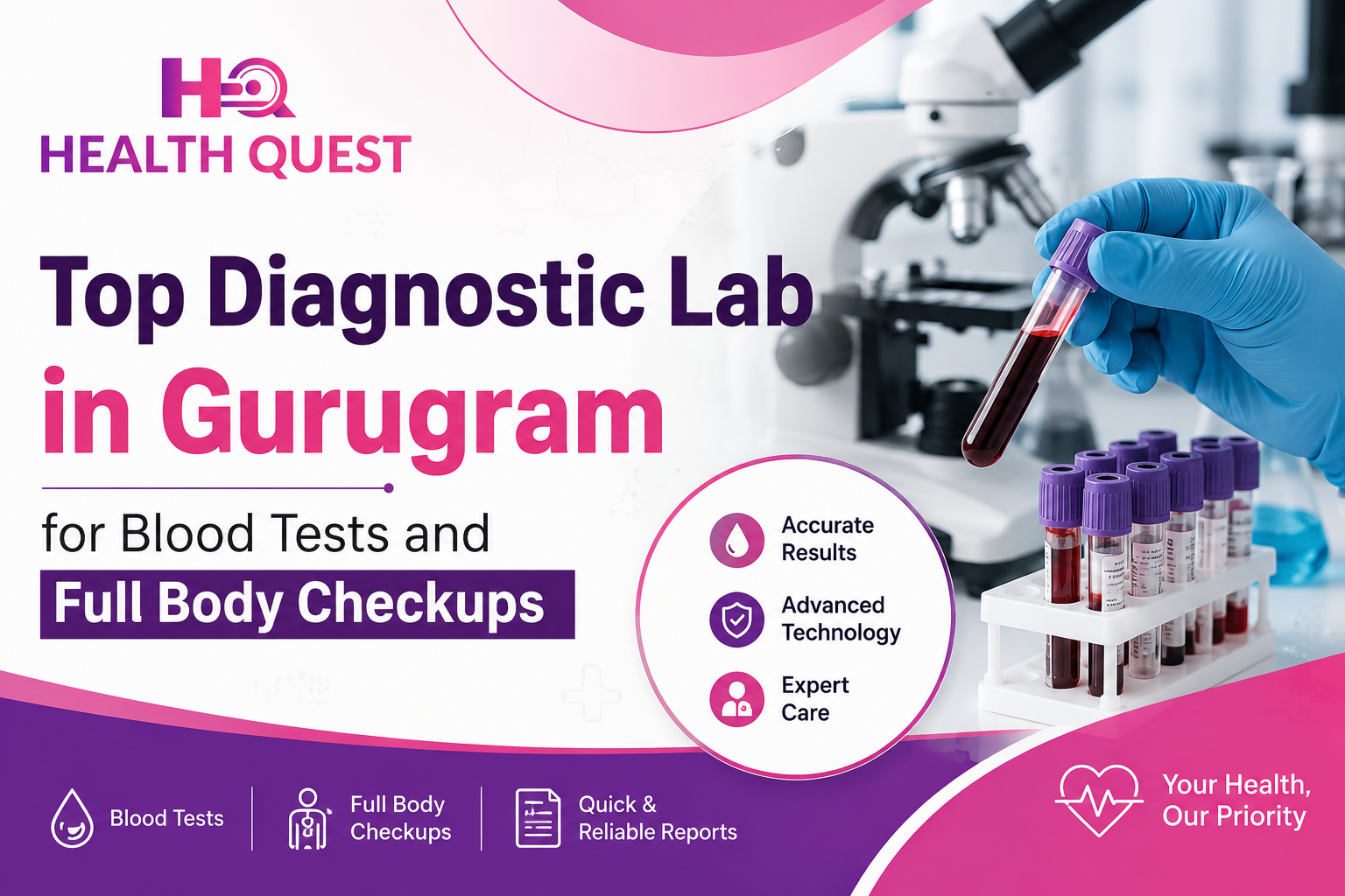 Top Diagnostic Lab in Gurugram for Blood Tests and Full Body Checkups